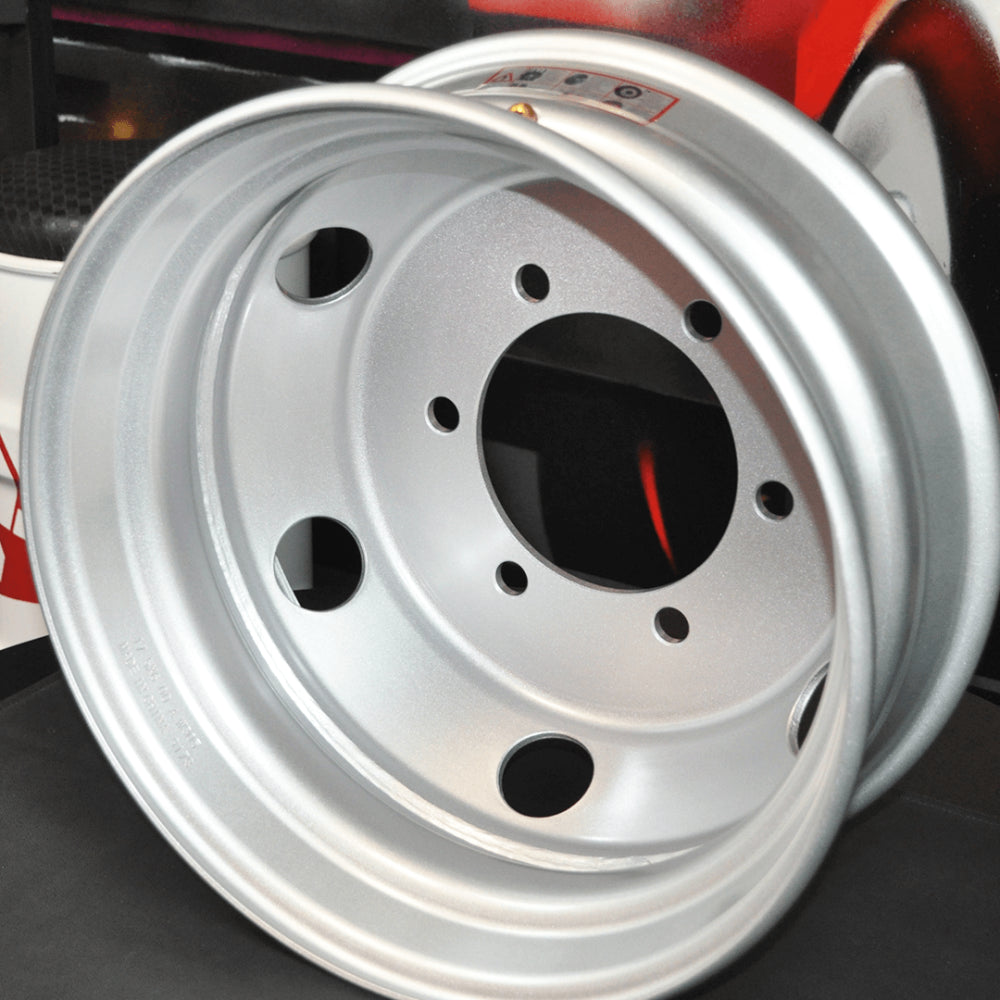 Roda de Ferro (Aço) Caminhão Aro 17,5 x 6,00 6 Furos Pneu 215 e 235 - Old Trucker