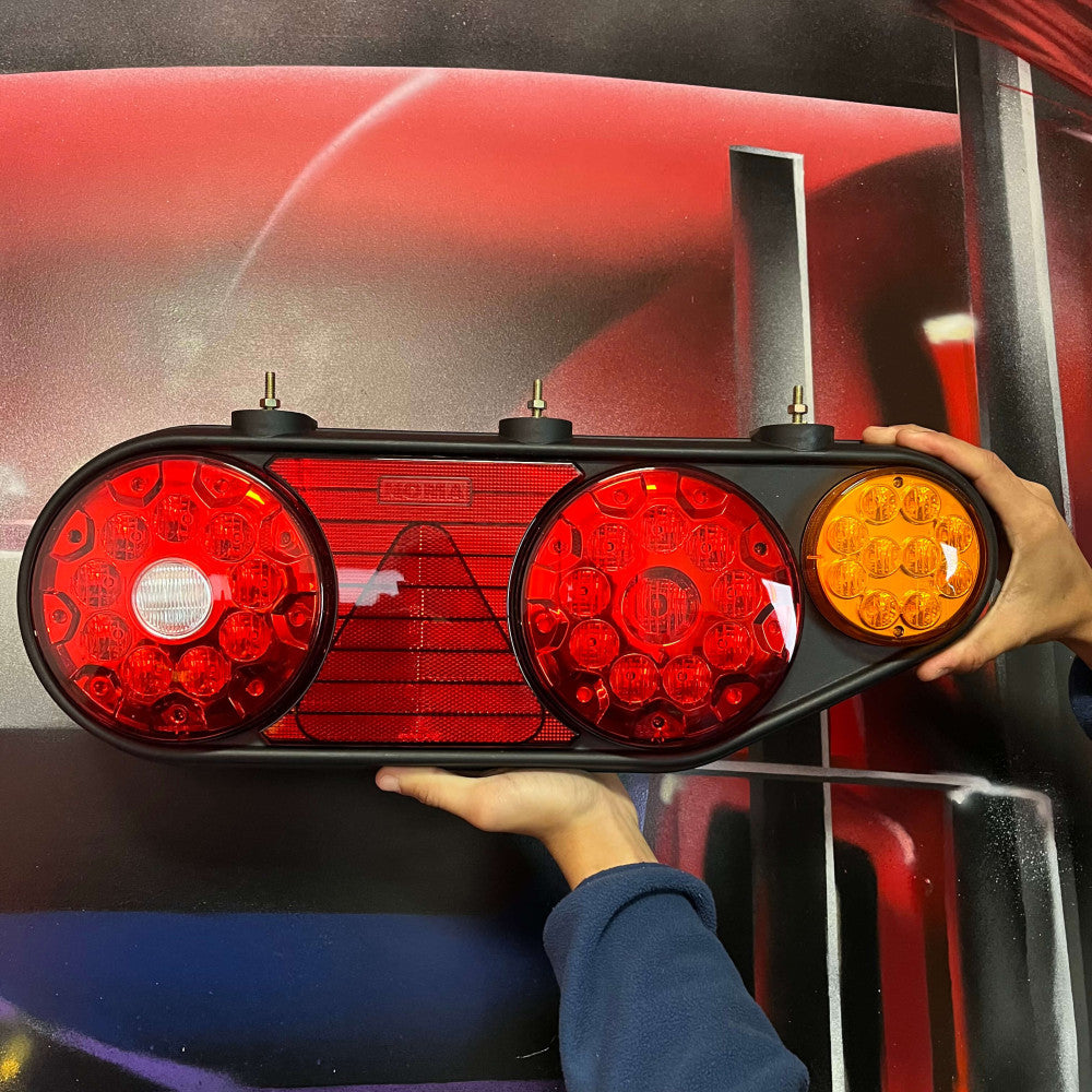 Lanterna Traseira LED Completa Original Carreta Noma 24v Multifunção